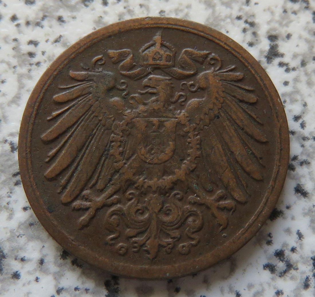  Kaiserreich 1 Pfennig 1909 G   