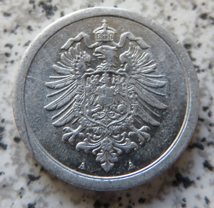  Kaiserreich 1 Pfennig 1917 A   