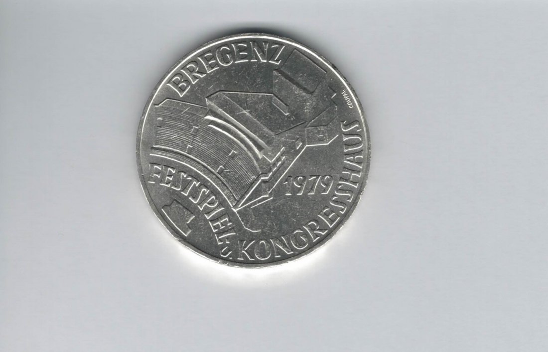  100 Schilling 1979 Festspiel Bregenz silber 15,36g fein Österreich Spittalgold9800 (01914/24   