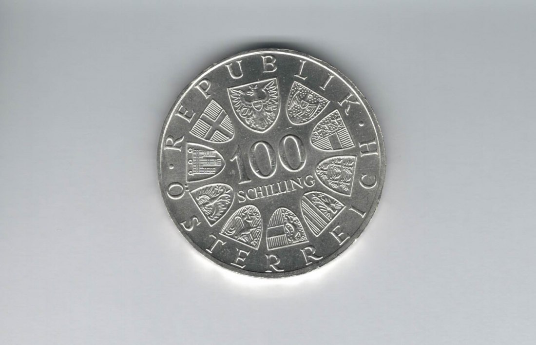  100 Schilling 1979 Festspiel Bregenz silber 15,36g fein Österreich Spittalgold9800 (01914/24   