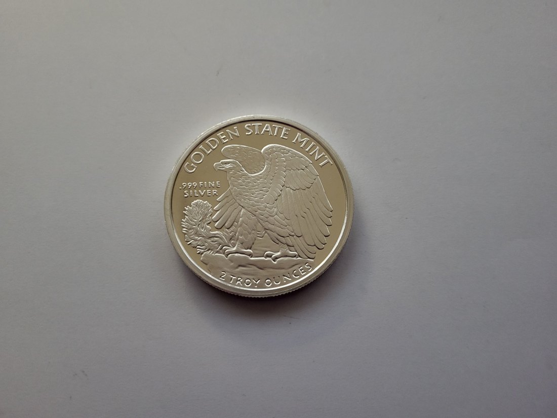  Silbermünze 2 Oz Unzen Walking Liberty 999/62,2g silber USA Spittalgold9800 (5187)   