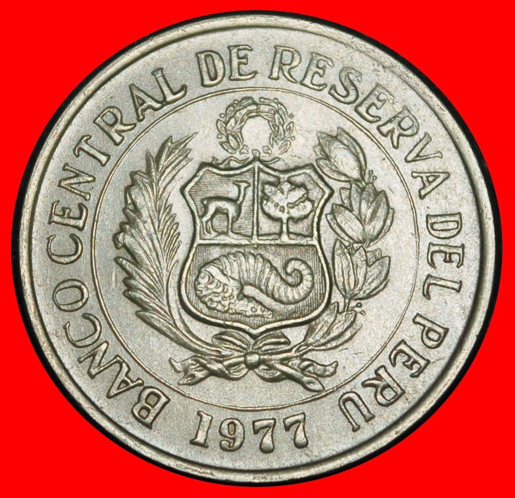  Ⰶ CORNUCOPIA (1975-1977): PERU ★ 5 SOLES DE ORO 1977! AMARU (1571–1572)!★LOW START ★ NO RESERVE!   