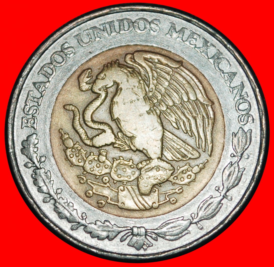  Ⰶ STEIN DER SONNE (1992-2025): MEXIKO ★ 5 NEUE PESO 1992! ENTDECKUNG MÜNZE!  ★OHNE VORBEHALT!   