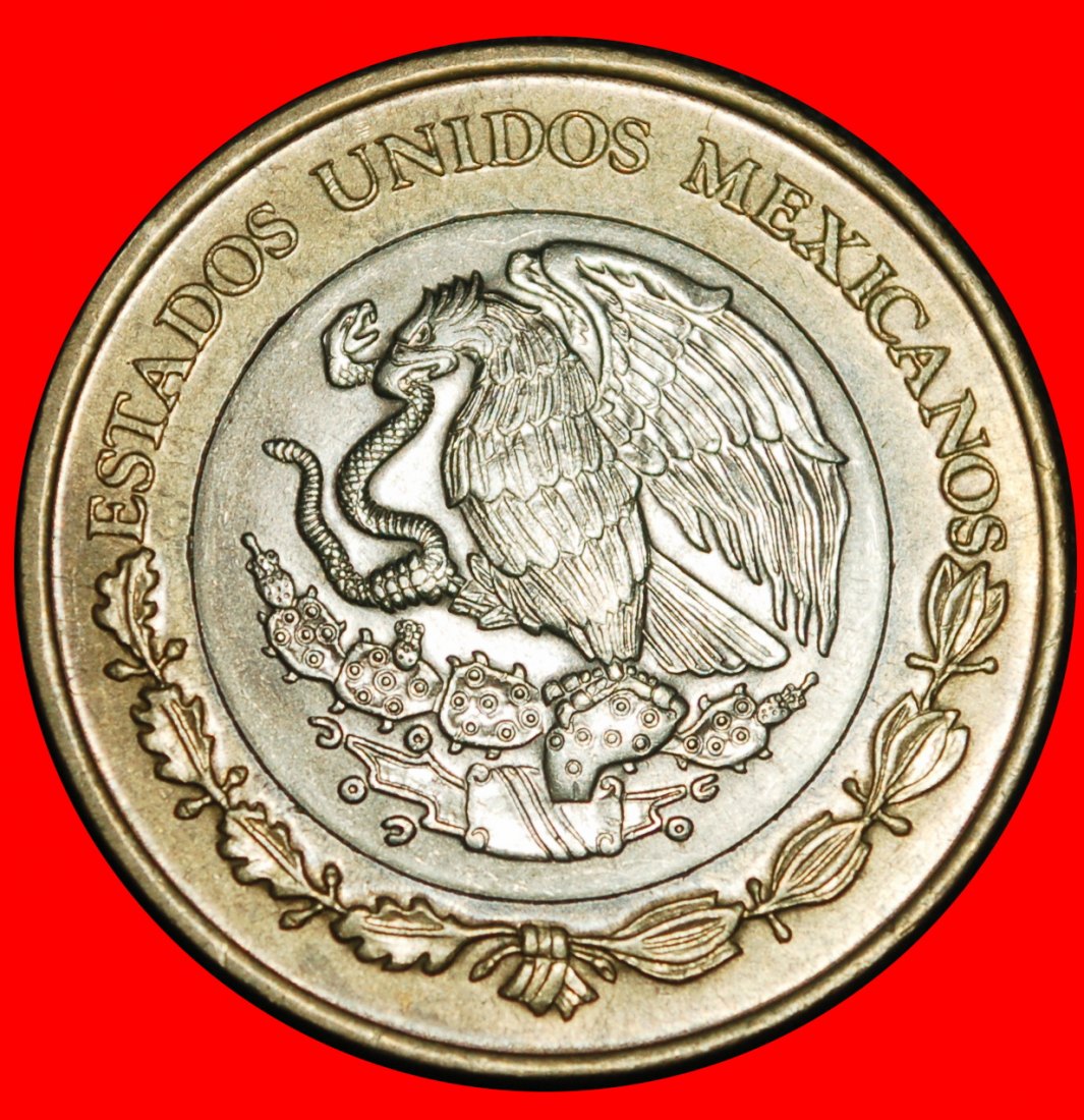  Ⰶ STEIN DER SONNE (1992-2025): MEXIKO ★ 10 PESO 2012 FEUERMASKE! STEMPEL V! ★OHNE VORBEHALT!   
