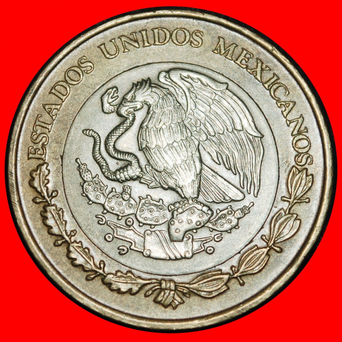  Ⰶ STEIN DER SONNE (1992-2025): MEXIKO ★ 10 PESO 2015 FEUERMASKE! STEMPEL V! ★OHNE VORBEHALT!   