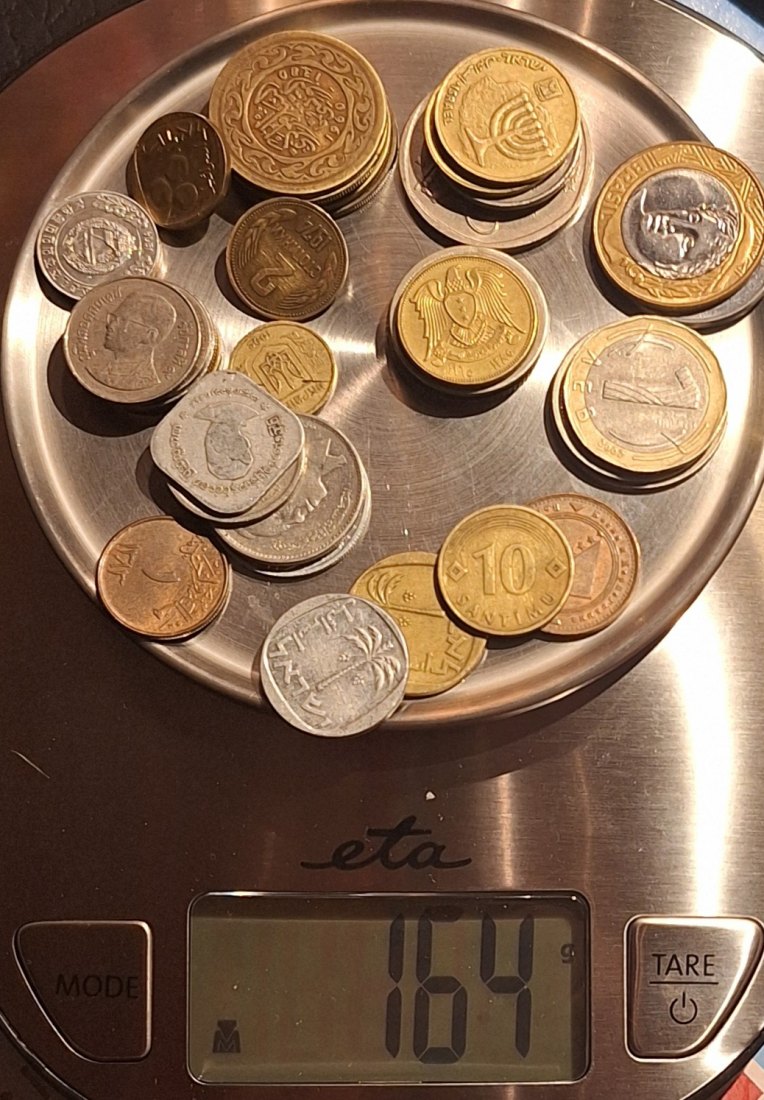  1 Stotinka bis 1 Lew Bulgarien, Israel, Brasilien u.a. Gesamtgewicht 164g   