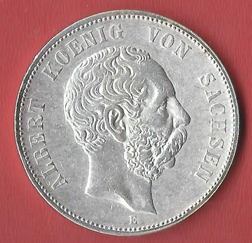  5 Mark Sachsen 1901 E  Koblenzer Muenzen Studio Münzankauf Koblenz Frank Maurer AL577   