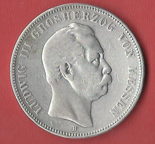  5 Mark Hessen 1876 H Koblenzer Muenzen Studio Münzankauf Koblenz Frank Maurer AL587   