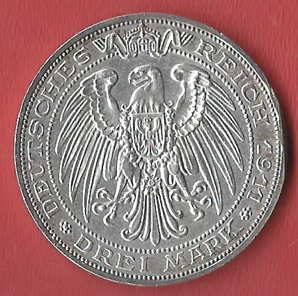  3 Mark Uni Breslau 1911 Koblenzer Muenzen Studio Münzankauf Koblenz Frank Maurer AL598   