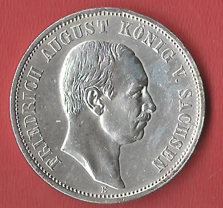  3 Mark Sachsen 1910 Koblenzer Muenzen Studio Münzankauf Koblenz Frank Maurer AL599   