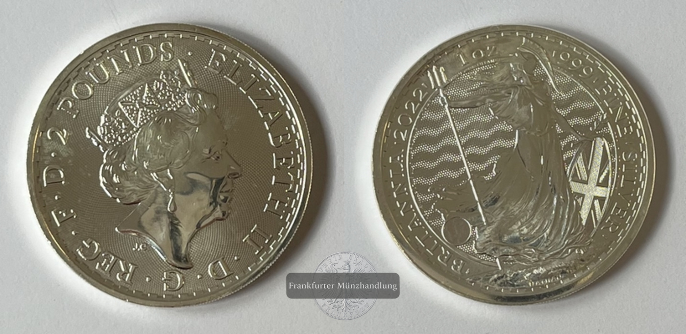  Großbritannien  2 Pounds 2025  Standing Britannia  FM-Frankfurt  Feinsilber: 31,1g   
