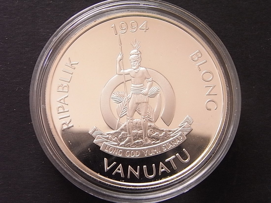  Vanuatu 50 Vatu 1996 Olympiade Silber 31,72gramm   