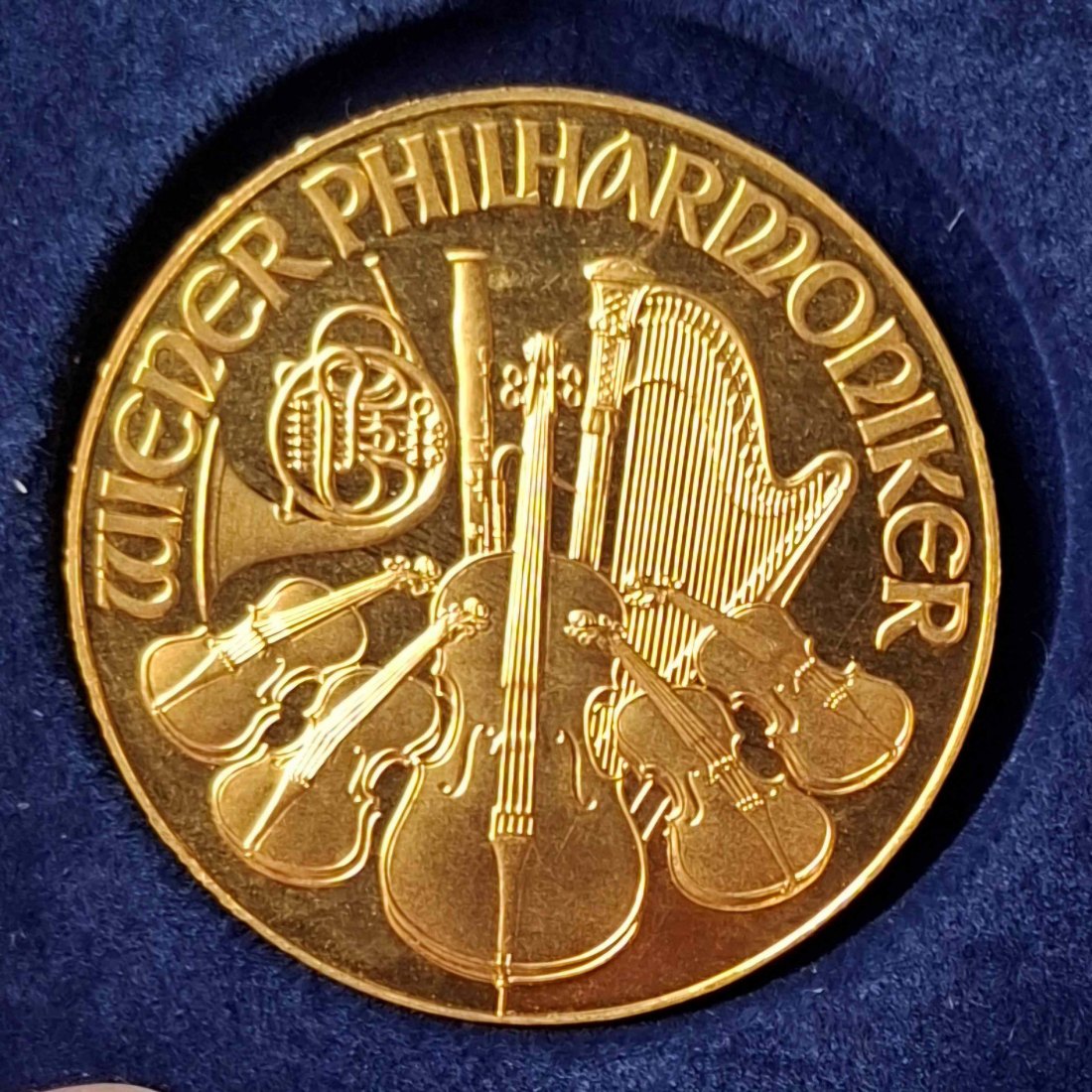  ÖSTERREICH 1 Philharmoniker 1990 - 1 Unze Gold - bankfrisch   