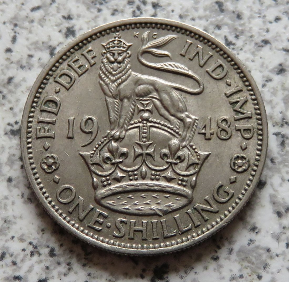  Großbritannien 1 Shilling 1948, Englisch   