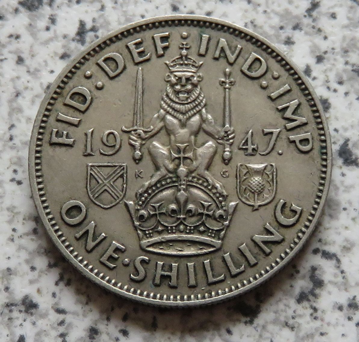  Großbritannien 1 Shilling 1947, Schottisch   