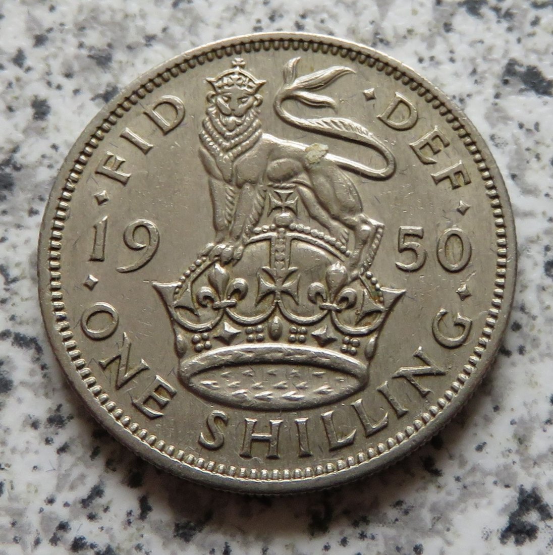  Großbritannien 1 Shilling 1950, Englisch   