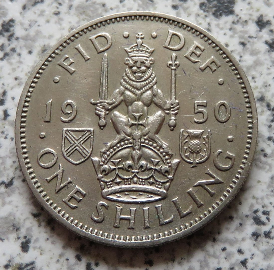  Großbritannien 1 Shilling 1950, Schottisch   