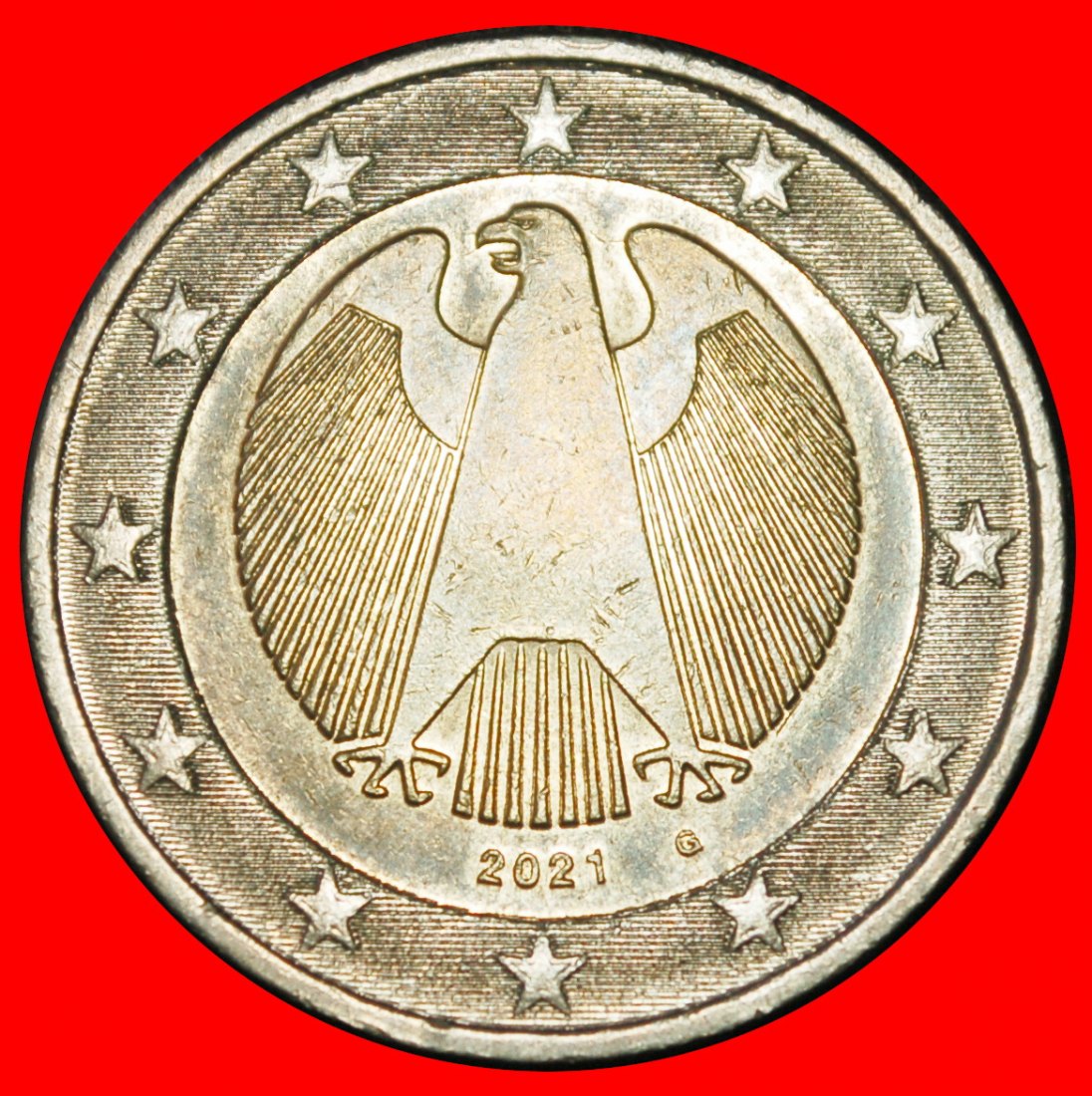  Ⰶ NICHT-PHALLISCHE TYP (2008-2025): DEUTSCHLAND ★ 2 EURO 2021G BADEN-WÜRTTEMBERG I!★OHNE VORBEHALT!   
