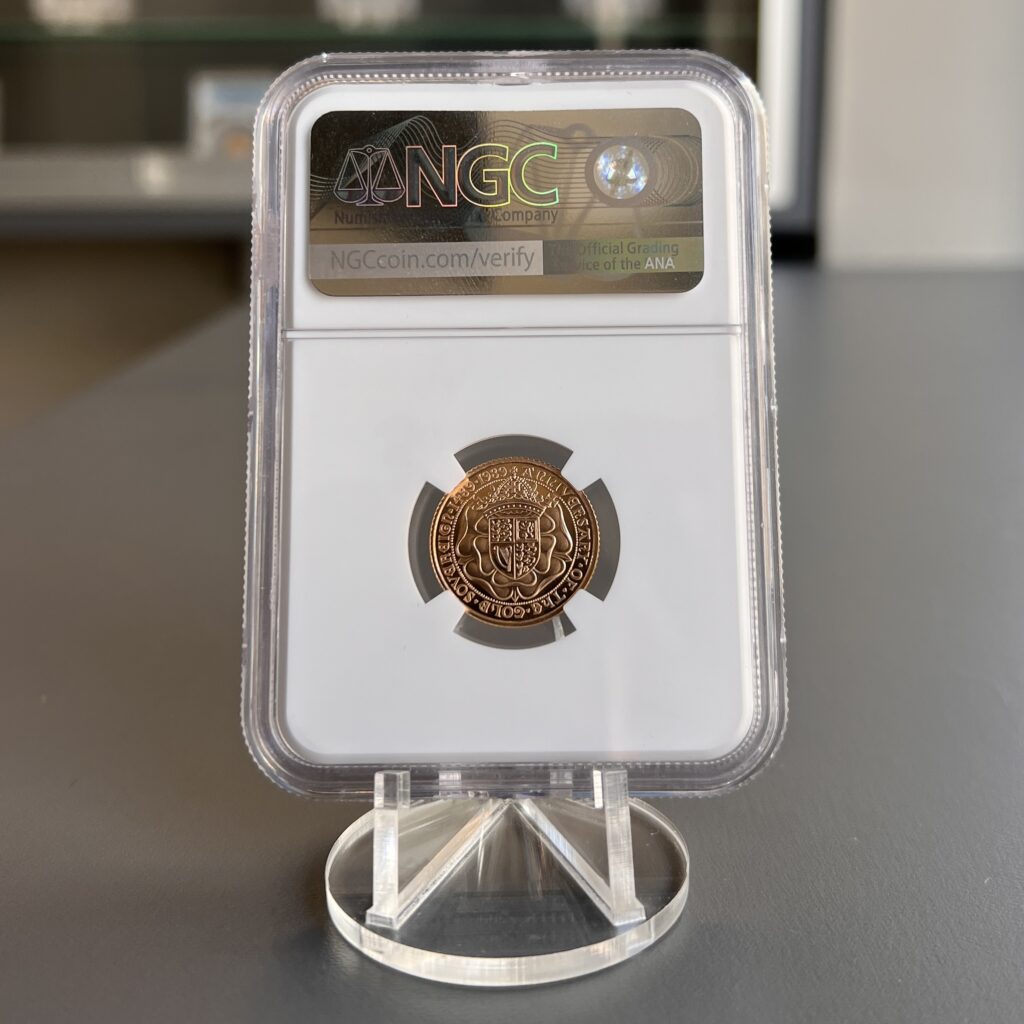  1989 Great Britain Gold Half Sovereign Proof – Sovereign Anniversary | NGC PF70 Ultra Cameo   