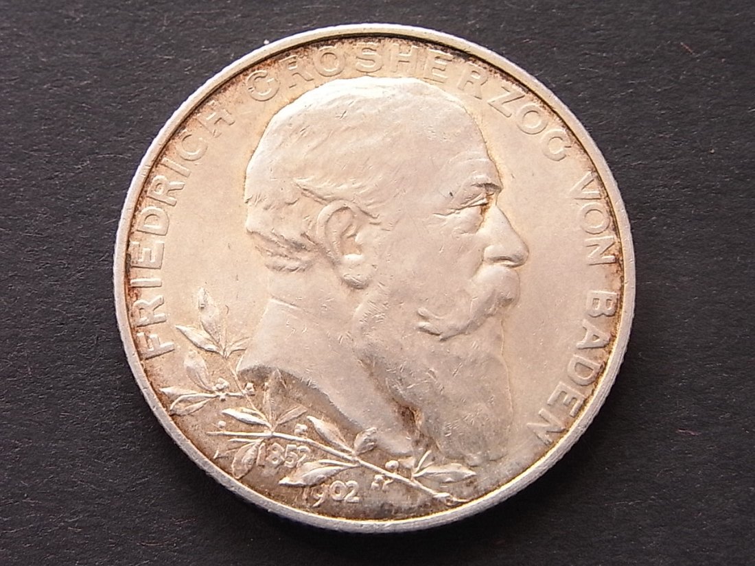  Baden 2 Mark 1902 vzgl   