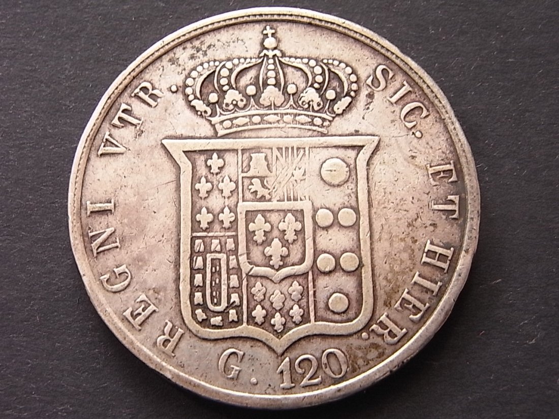  Italien Sizilien 120 Grana 1857 ss   
