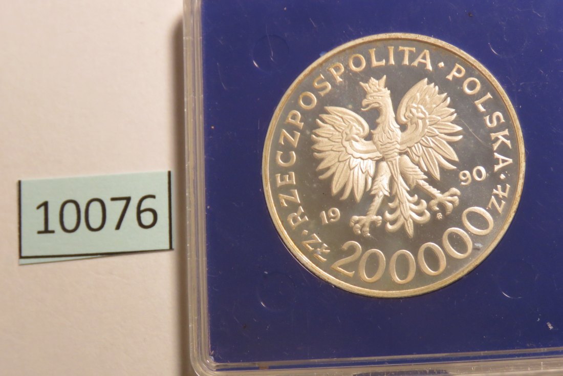  10077 Polen 1991 - 200.000 zt - Gen. Tokarzewski-Karaszewicz - 19,33 g SILBER 0.750   