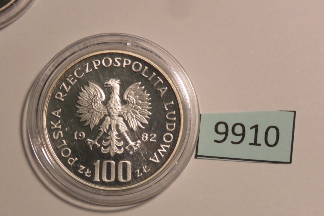  9910 Polen 1982 - 100 zt - Proba - Storch   