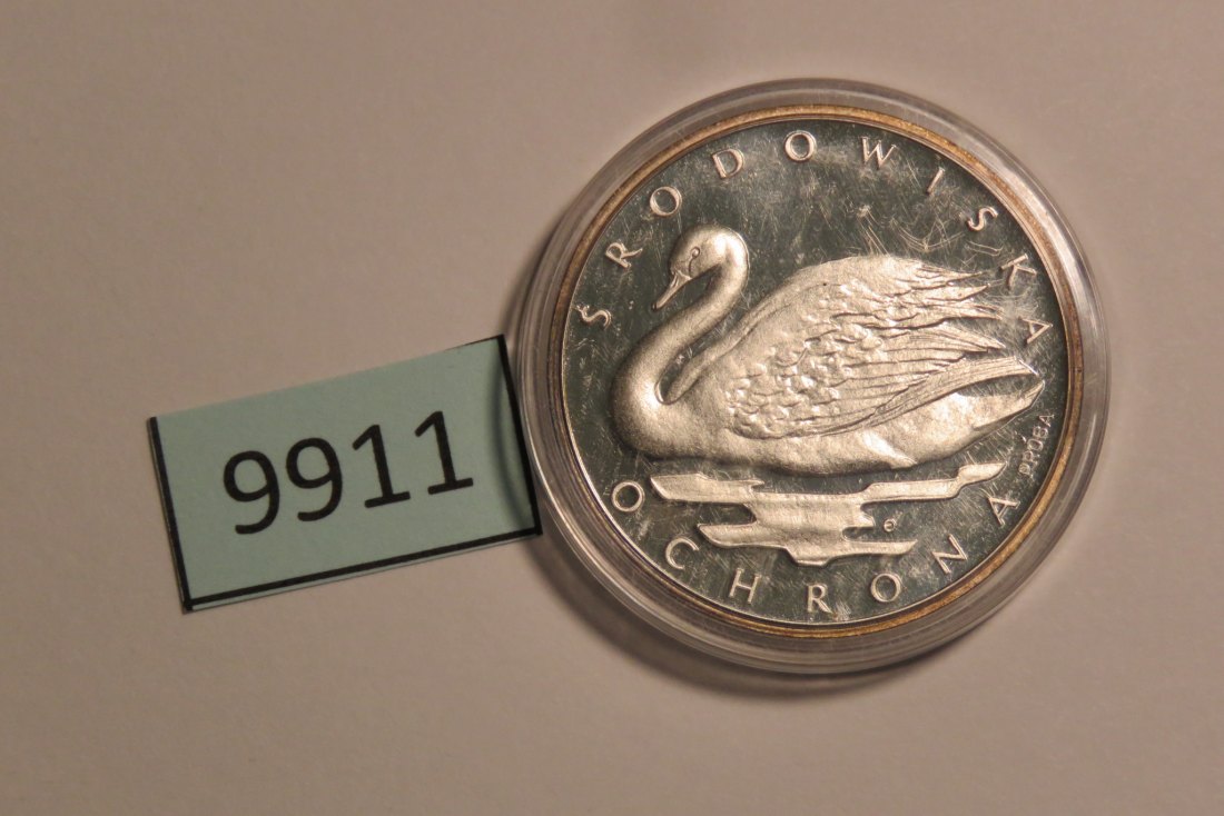  9911 Polen 1982 - 1000 zt - Proba - Schwan   