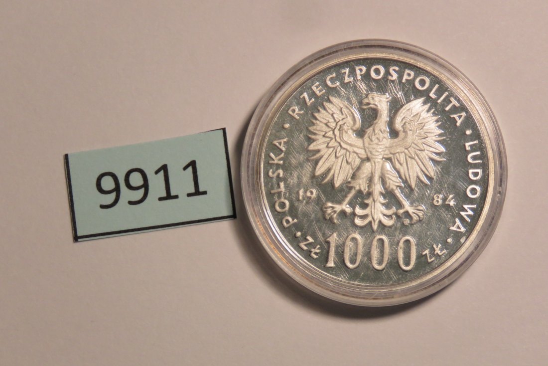  9911 Polen 1982 - 1000 zt - Proba - Schwan   