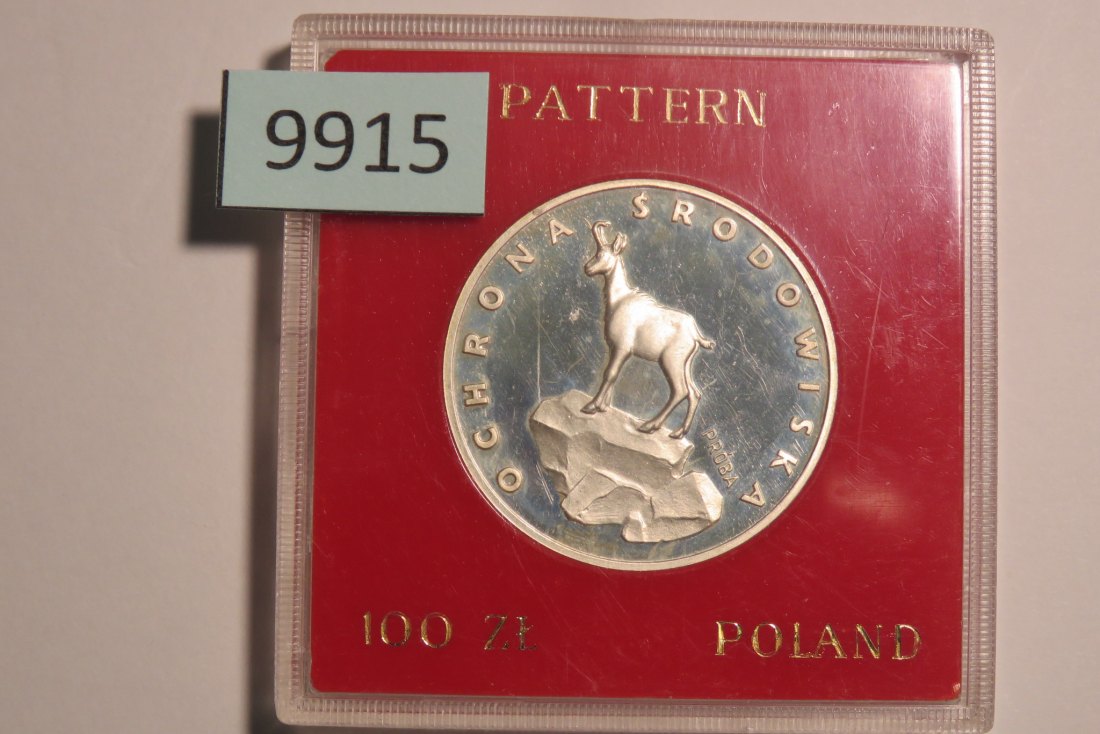  9915 Polen 1979 - 100 zt - Proba - Gemse   