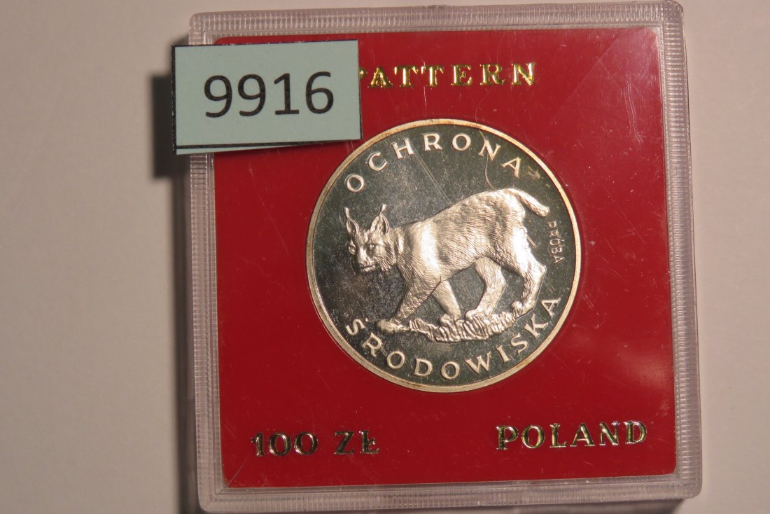  9916 Polen 1979 - 100 zt - Proba - Luchs   