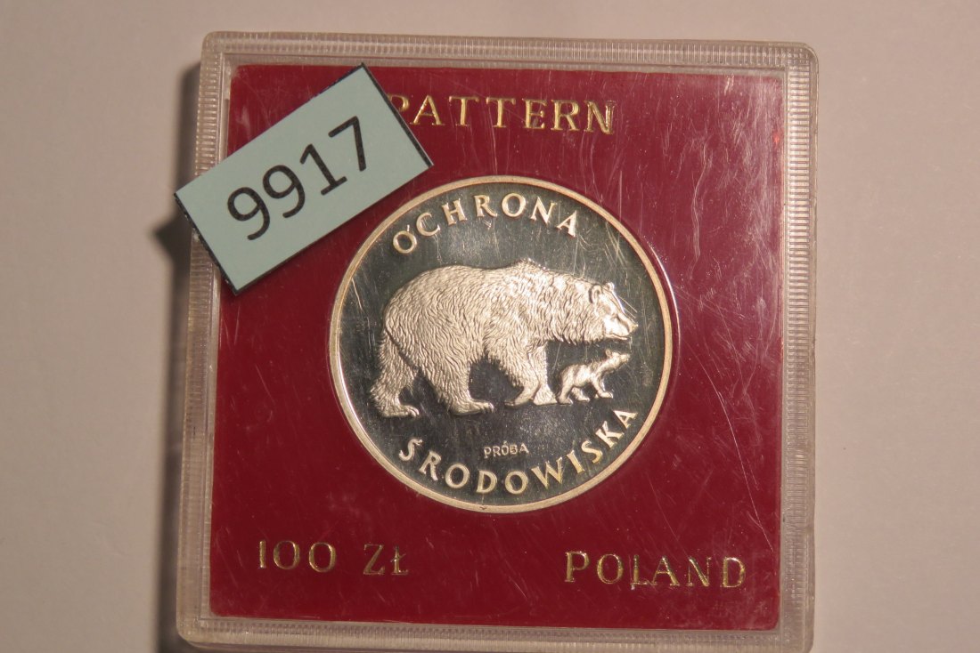  9917 Polen 1983 - 100 zt - Proba - Bär   
