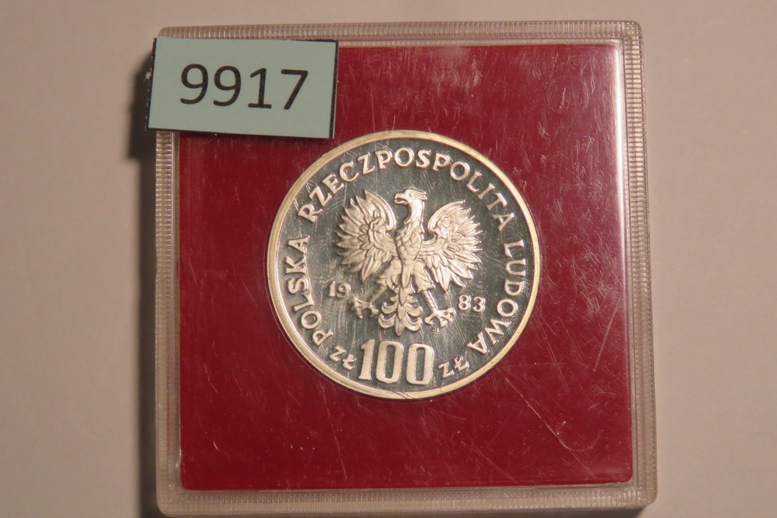  9917 Polen 1983 - 100 zt - Proba - Bär   