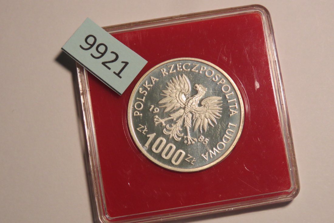  9921 Polen 1985 - 1000 zt - Proba - Eichhörnchen   