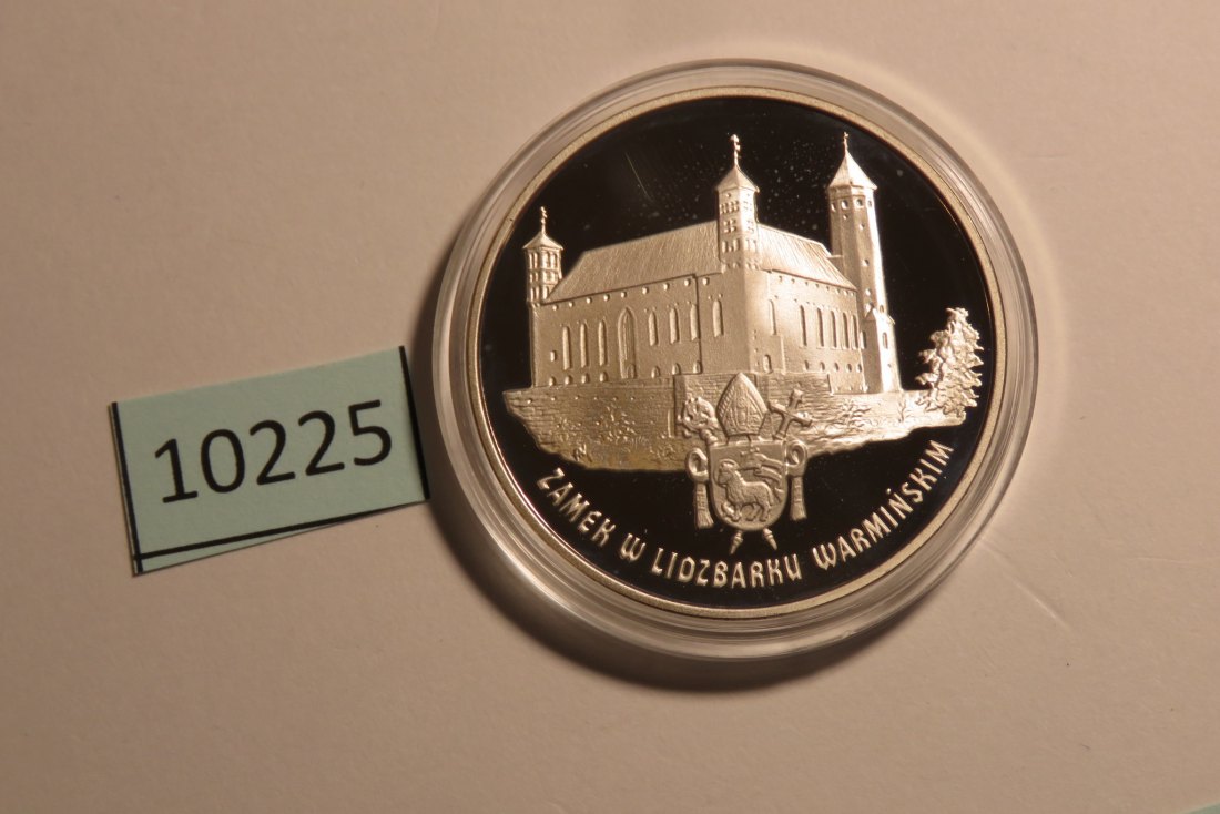  10225 Polen 1996 - 20 zt - 400 Jahre Hauptstadt Warschau - 28,2 g SILBER 0.925   