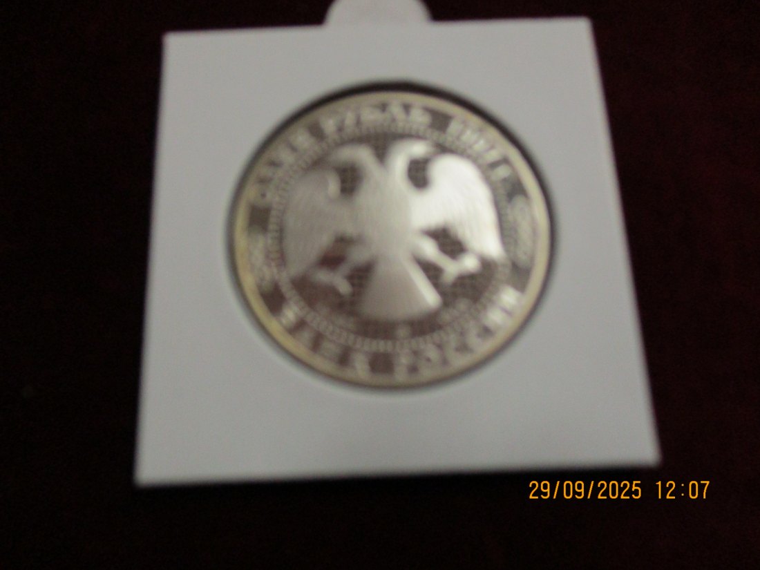  Russland 1 Rubel 1997 Kropfgazelle 900er Silber 15,55 Gramm   