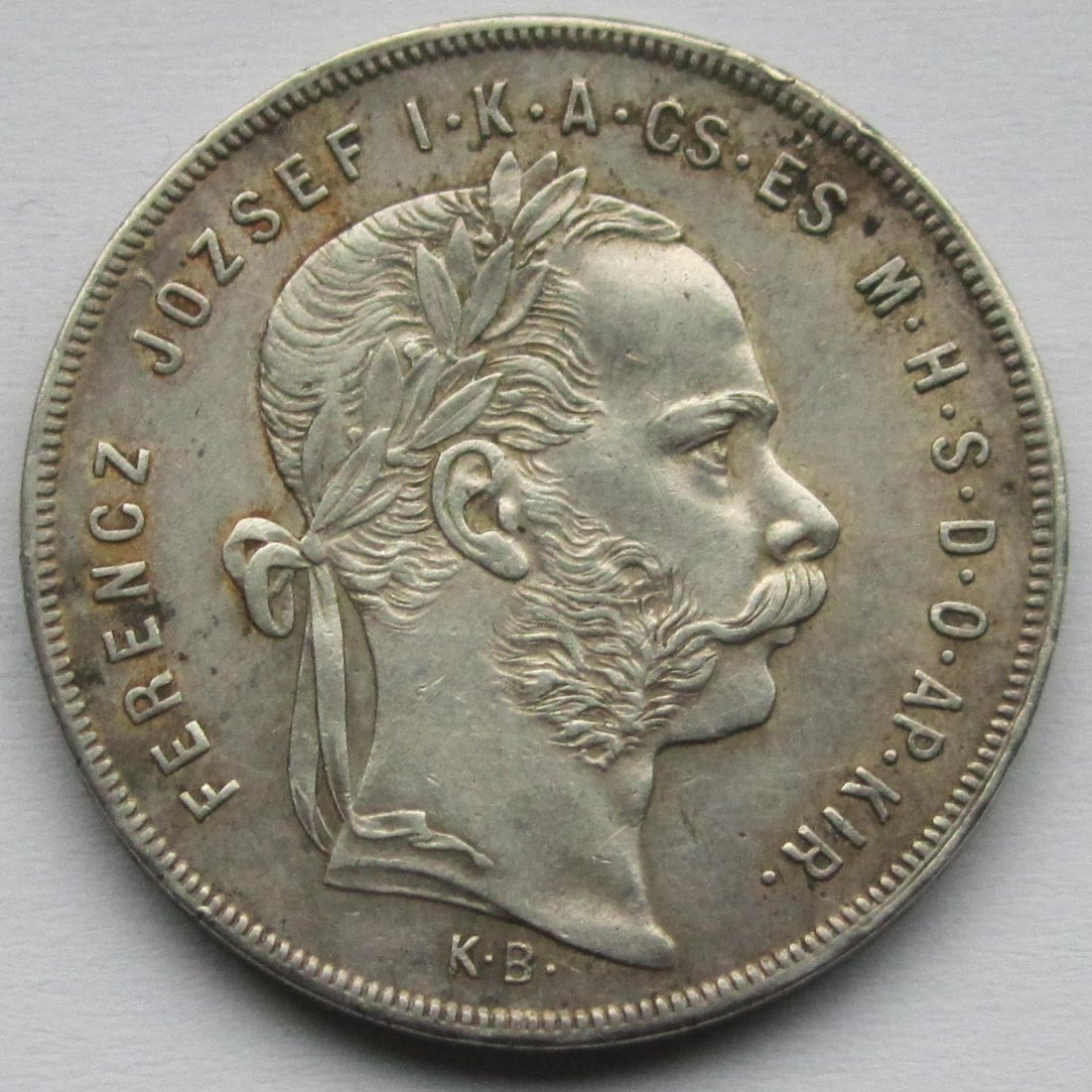  Ungarn: 1 Forint 1879   