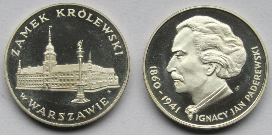  Polen: 2 x 100 Zloty 1975, zusammen 20,6 g Feinsilber   