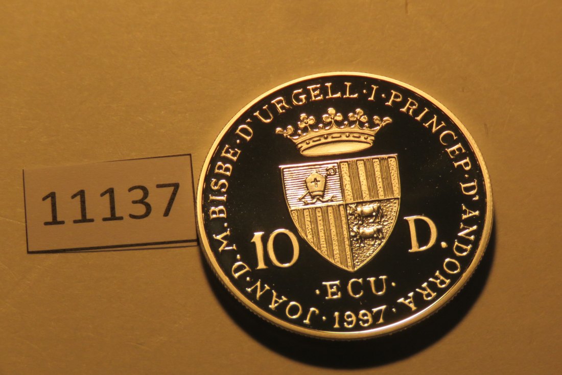  11137  Andorra 1997 - 10 Diners - Vivaldi - 31,47 g SILBER 0.925   
