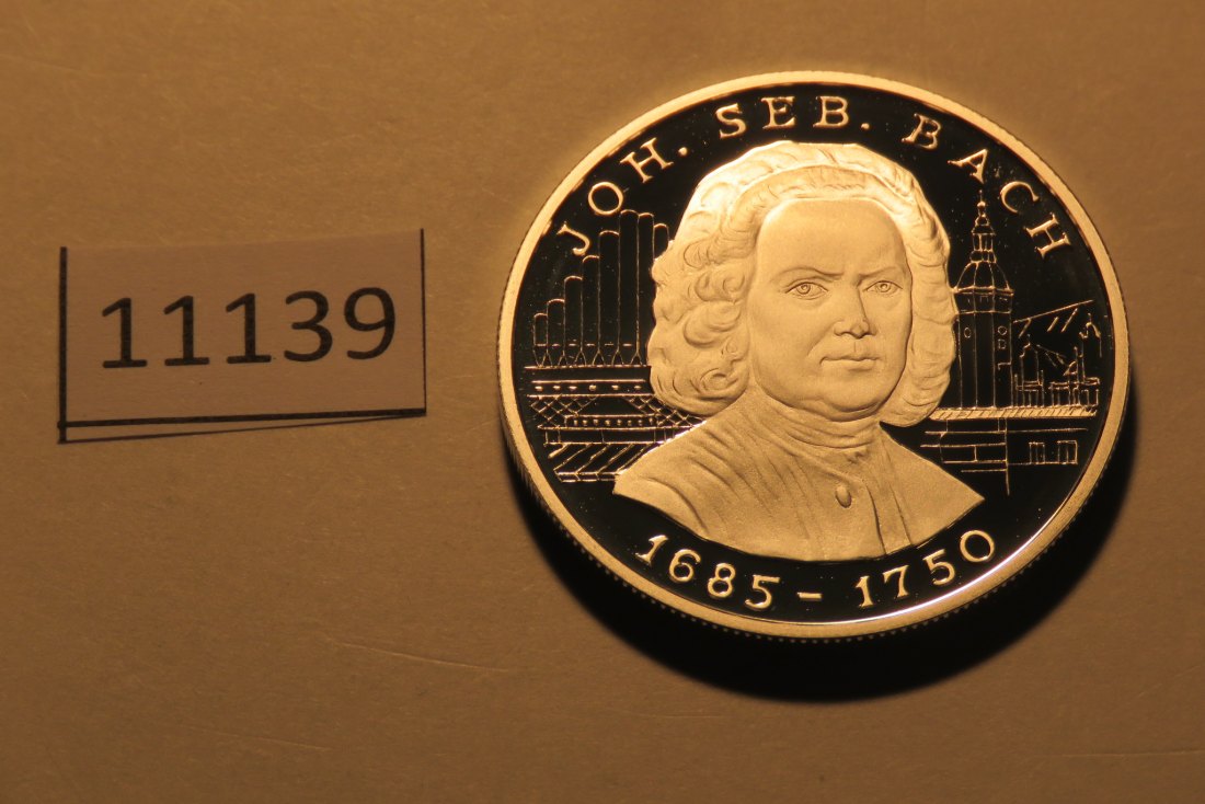  11139  Andorra 1997 - 10 Diners - Joh. Seb. Bach - 31,47 g SILBER 0.925   