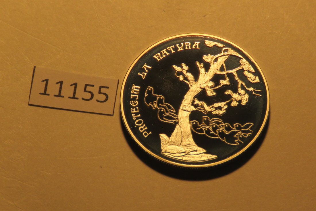  11155  Andorra 1993 - 10 Diners - Naturschutz - 31,47 g SILBER 0.925   