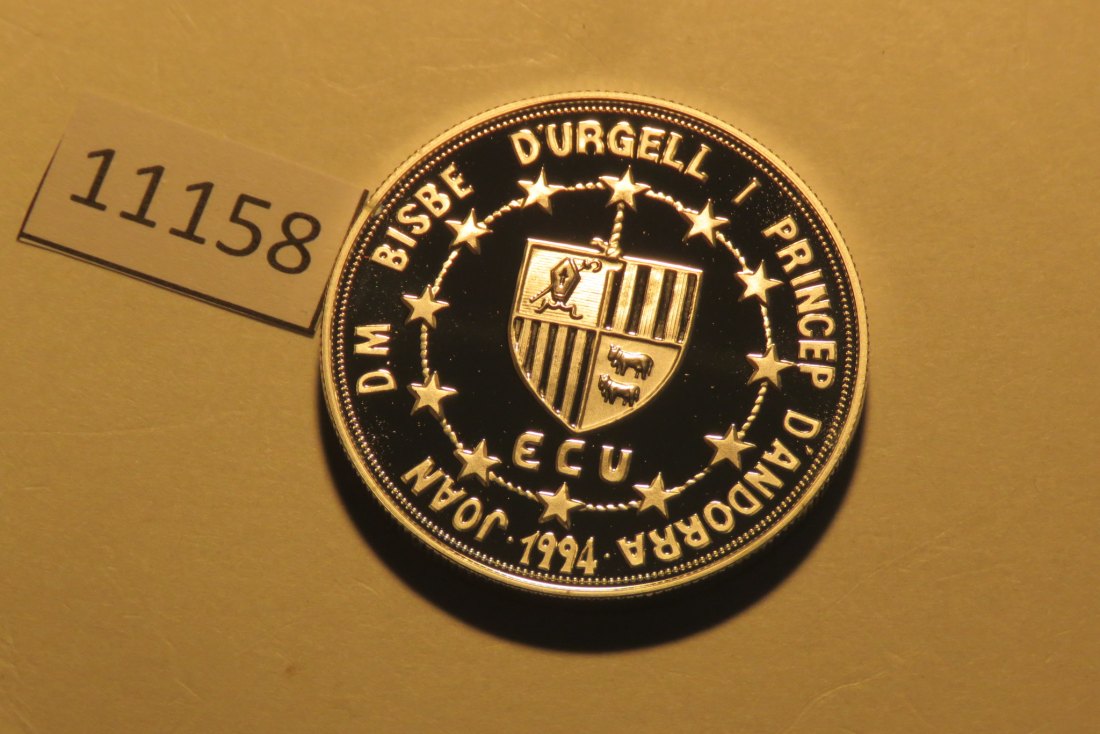  11158  Andorra 1994 - 10 Diners - Peter III. - 31,47 g SILBER 0.925   