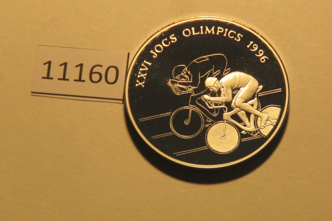  11160  Andorra 1994 - 10 Diners - Olympia Radsport - 31,47 g SILBER 0.925   