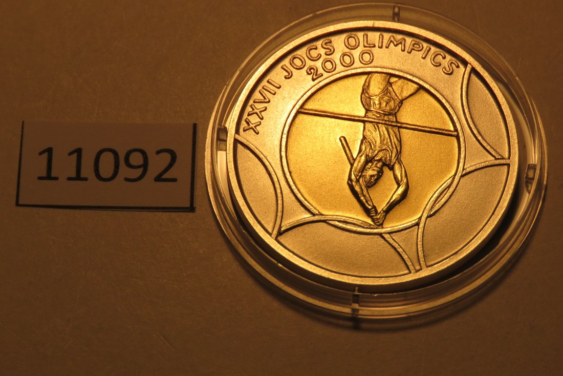  11092 Andorra 2000 - 20 Diners - 26,5 g SILBER 0.925 mit 1,5 g GOLD 0.917   