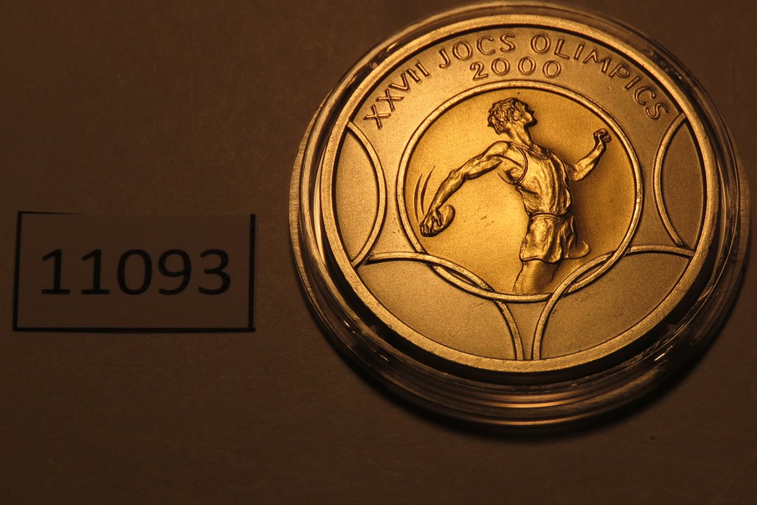  11093 Andorra 1998 - 20 Diners - 26,5 g SILBER 0.925 mit 1,5 g GOLD 0.917   