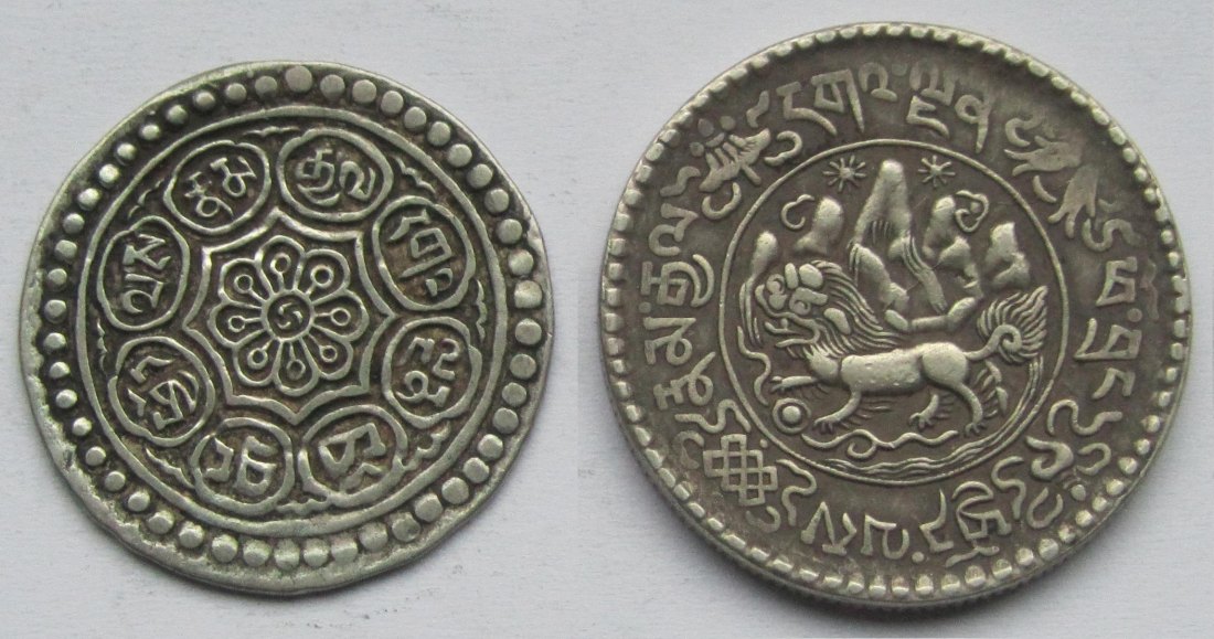  Tibet: 1 Tangka + 3 Srang   
