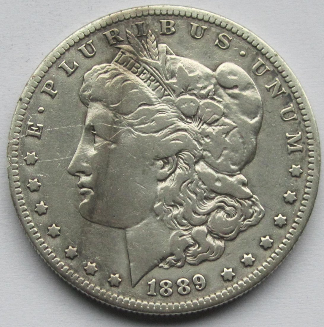  USA Vereinigte Staaten: 1 Dollar (Morgan-Dollar) 1889 O   