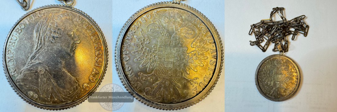  Österreich 1 Taler 1780 Theresia S.F. FM-Frankfurt Feinsilber: 39,66g   