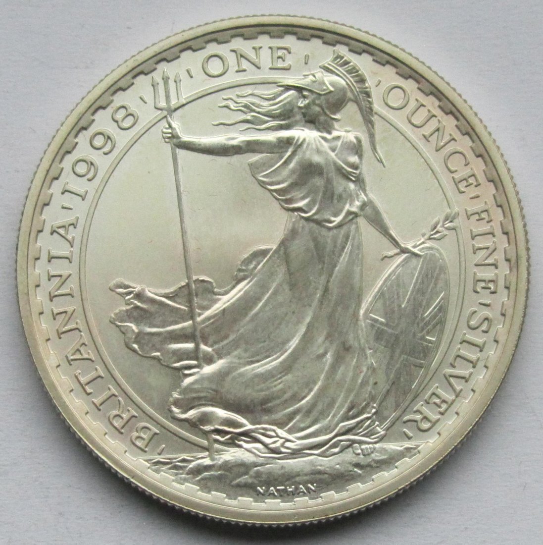  Vereinigtes Königreich: Silberunze Britannia 1998   