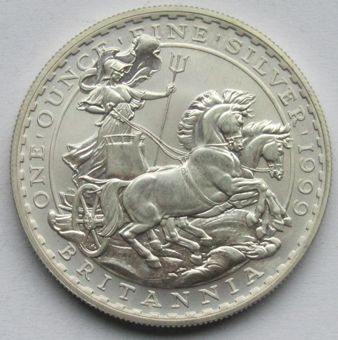  Vereinigtes Königreich: Silberunze Britannia 1999   